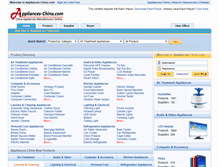 Tablet Screenshot of bigmaster.appliances-china.com
